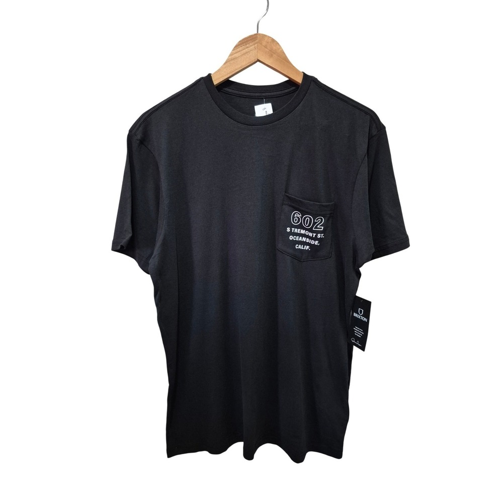 Brixton‎ MFG Company Tillys Black T Shirt Mens Size M Short Sleeve